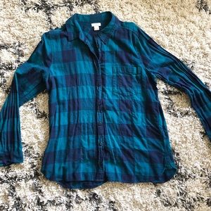 JCrew flannel button up